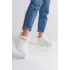 Alessı Bağcıklı Ortopedik Taban Kadın Sneaker Spor Ayakkabı Bt - Kırık Beyaz
