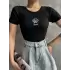 Bac Nakışlı Bluz