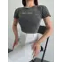 Baskılı Aşıt Yıkamalı Bluz