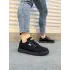 Tb0118 Rex Bağcıklı Keten Kumaş Erkek Günlük Sneaker Ayakkabı Kst - Siyah