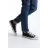 Tb0422 Luke Bağcıklı Keten Kumaş Erkek Günlük Sneaker Ayakkabı Kbt - Siyah