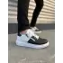 Tb155 Warrior Bağcıklı Ve Fermuarlı Cilt Erkek Günlük Sneaker Ayakkabı Cbt - Beyaz/siyah