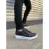 Tb155 Warrior Bağcıklı Ve Fermuarlı Cilt Erkek Günlük Sneaker Ayakkabı Cbt - Siyah