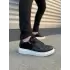 Tb155 Warrior Bağcıklı Ve Fermuarlı Cilt Süet Erkek Günlük Sneaker Ayakkabı Csbt - Siyah
