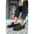 Terzi Bey Mevsimlik Keten Ayakkabı 008 Siyah (siyah Taban)