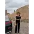 Madonna Yaka Bol Paça Pantolonlu Takım