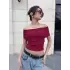 Madonna Yaka Sıfır Kol Bluz