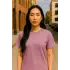 Regular Kalıp Kadın - Erkek Unisex Basic Tişört Pembe