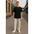 Regular Kalıp Kadın - Erkek Unisex Basic Tişört Siyah