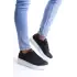 Tb151 Boost Bağcıklı Cilt Süet Erkek Günlük Sneaker Ayakkabı Csbt - Siyah