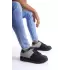 Boost Bağcıklı Cilt Süet Erkek Günlük Sneaker Siyah-Gri Ayakkabı
