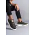Tb161 Hippo Bağcıksız Cilt Erkek Günlük Sneaker Ayakkabı Cbt - Haki