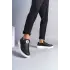 Tb161 Hippo Bağcıksız Cilt Erkek Günlük Sneaker Ayakkabı Cbt - Siyah