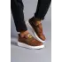 Hippo Bağcıksız Cilt Erkek Günlük Sneaker Taba Ayakkabı
