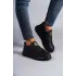 Hippo Bağcıksız Cilt Erkek Günlük Sneaker Siyah Ayakkabı