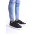 Tb166 Prestige Bağcıklı Cilt Kapitone Desenli Erkek Günlük Sneaker Ayakkabı Cbt - Siyah