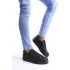 Tb166 Prestige Bağcıklı Cilt Kapitone Desenli Erkek Günlük Sneaker Ayakkabı Cst - Siyah