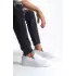 Tb180 Estilo X Bağcıksız Cilt Erkek Günlük Spor Klasik Ayakkabı Cbt - Beyaz