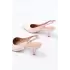 ST-1152 Pembe Rugan Günlük 7 cm Topuklu Kadın Ayakkabı