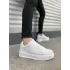 Tb007 Alba Bağcıksız Cilt Erkek Günlük Sneaker Ayakkabı Cbt Beyaz