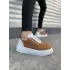 Tb010 Cloud Bağcıklı Süet Erkek Günlük Sneaker Ayakkabı Sbt - Taba/beyaz