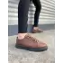 Tb0535 Prime Bağcıklı Cilt Erkek Günlük Sneaker Ayakkabı Cst - Taba
