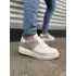 Tb151 Boost Bağcıklı Cilt Süet Erkek Günlük Sneaker Ayakkabı Csbt - Beyaz/gri