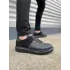 Tb151 Boost Bağcıklı Cilt Süet Erkek Günlük Sneaker Ayakkabı Csst - Siyah