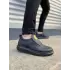 Tb161 Hippo Bağcıksız Cilt Erkek Günlük Sneaker Ayakkabı Cst - Siyah