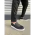 Tb180 Estilo X Bağcıksız Cilt Erkek Günlük Spor Klasik Ayakkabı Cbt - Siyah