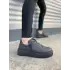 Tb502 Bold Bağcıklı Cilt Erkek Günlük Sneaker Ayakkabı Cst - Siyah