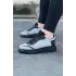 Terzi Bey Tb019 Gri Siyah Triko Erkek Casual Ayakkabı