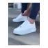 Terzi Bey Tb028 Beyaz Bağcıklı Kalın Taban Casual Erkek Ayakkabı