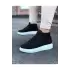 Terzi Bey Tb032 Siyah Bağcıklı Sneakers  Yarım Bilek Bot