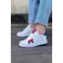 Terzi Bey Tb040 Beyaz Kırmızı Erkek Casual Ayakkabı