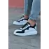 Terzi Bey Tb301 Beyaz Siyah Erkek Casual Ayakkabı