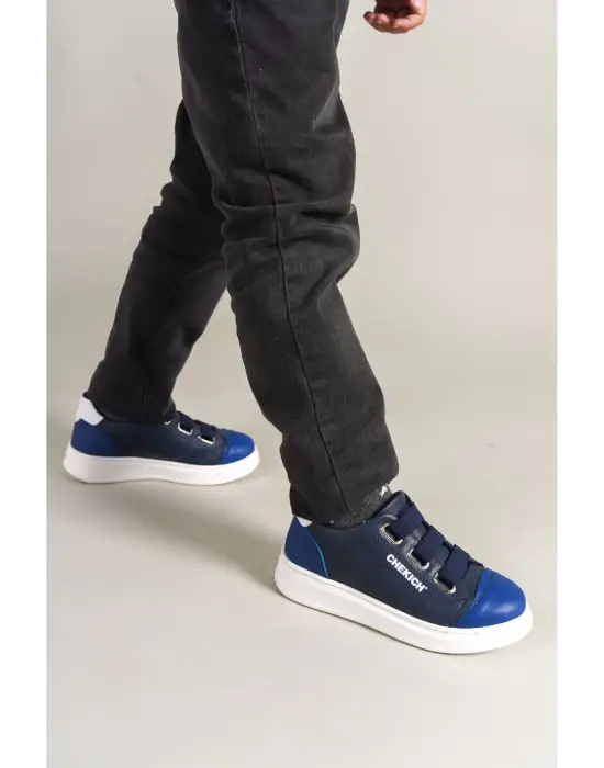 1007 Montana Çocuk Ayakkabı Mavi Lacivert