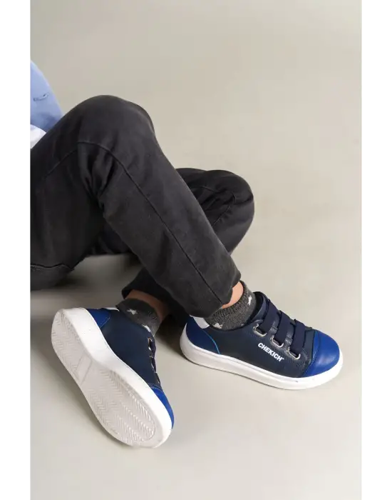 1007 Montana Çocuk Ayakkabı Mavi Lacivert