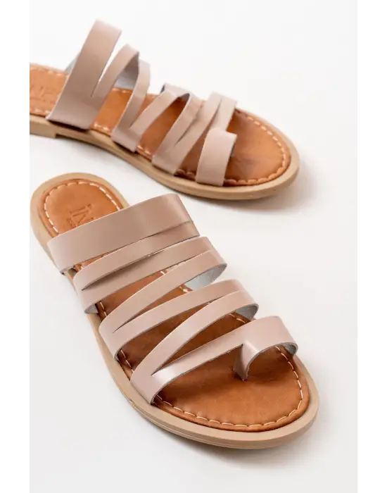 Nut Ortopedik Hakiki Deri Kadın Terlik