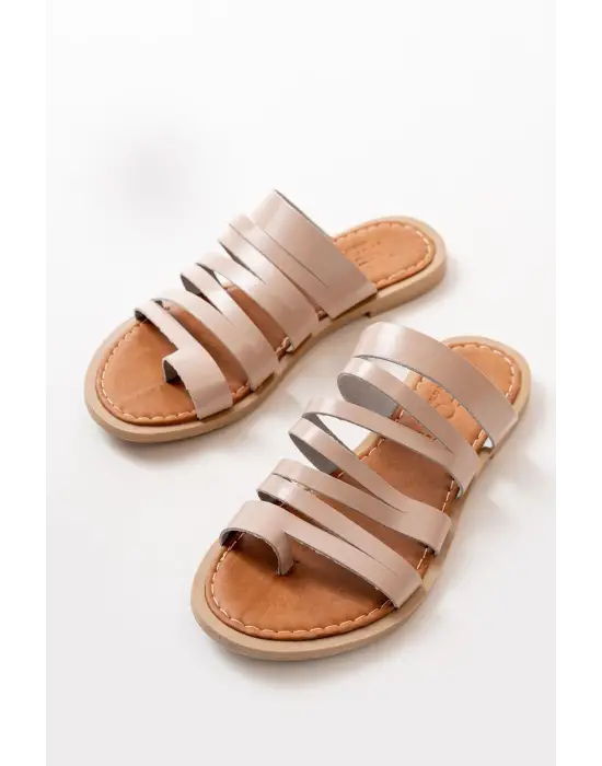 Nut Ortopedik Hakiki Deri Kadın Terlik