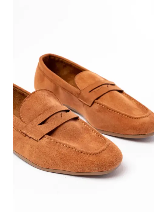 Taba Süet Günlük Kadın Babet