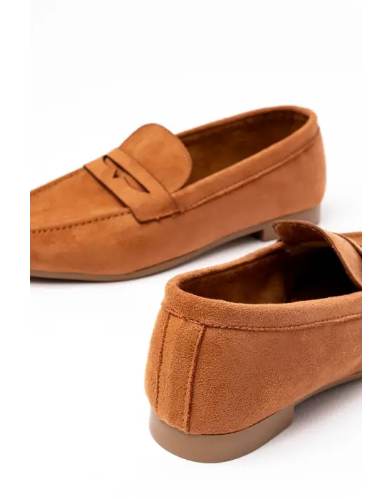 Taba Süet Günlük Kadın Babet