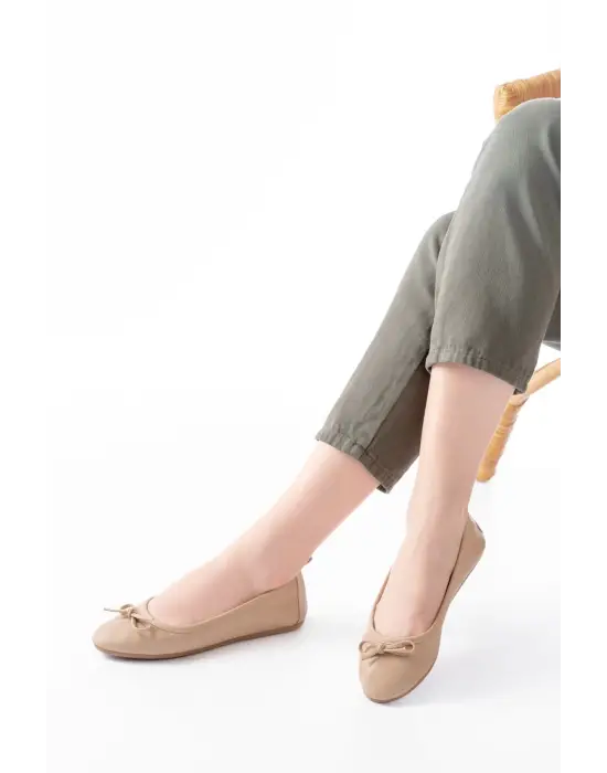 6101 Nut Günlük Fiyonklu Kadın Babet