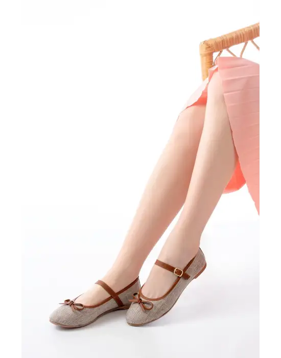 6321 Vizon Günlük Baret Tokalı Bayan Babet