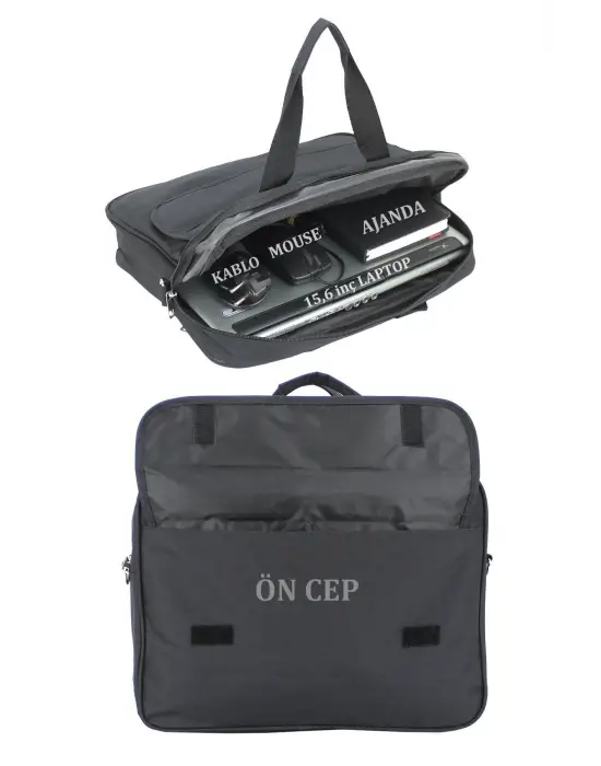 Standart Siyah Laptop Evrak Çantası