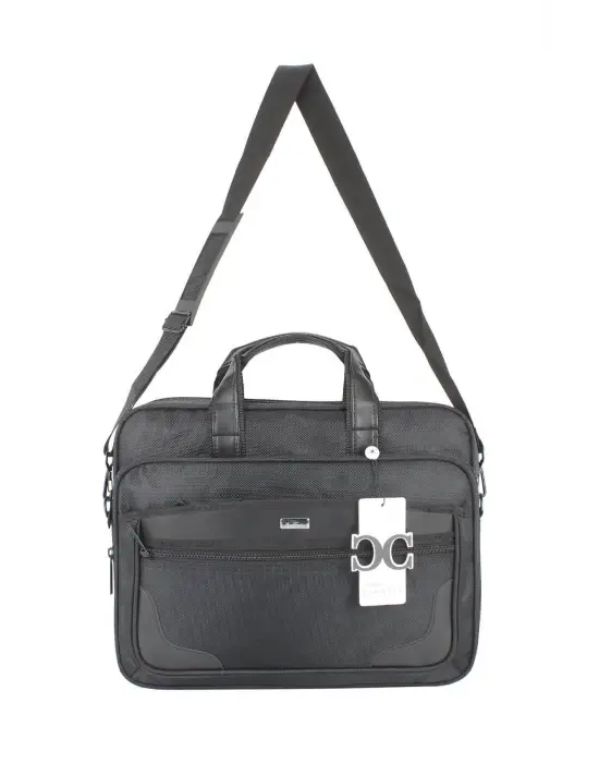 15,6 inç Su Geçirmez Siyah Laptop Evrak Çantası