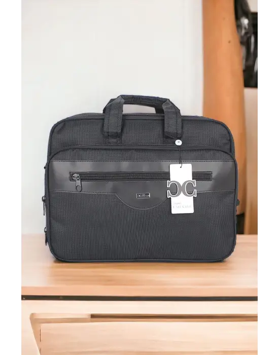 17,3 Inç Körüklü Siyah Laptop Evrak Çantası