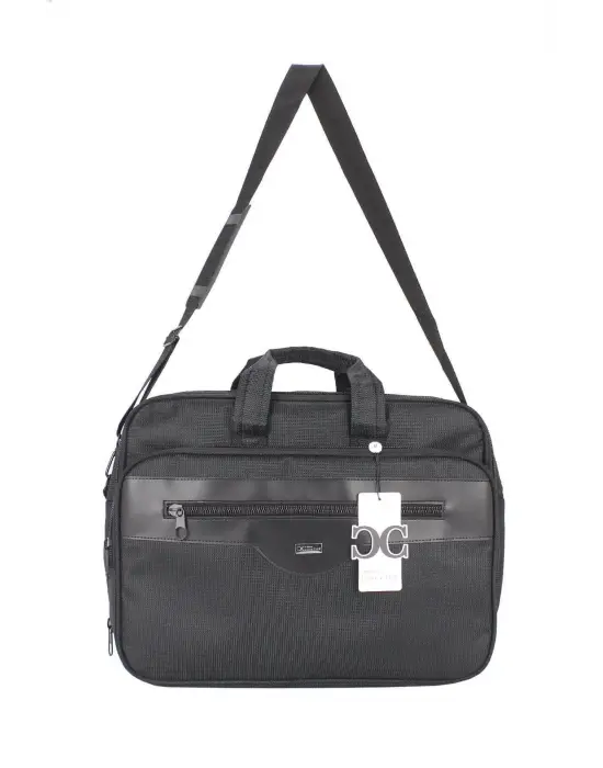 17,3 Inç Körüklü Siyah Laptop Evrak Çantası