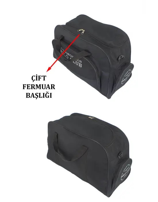 Sportif Büyük Boy Seyahat Siyah El Valizi