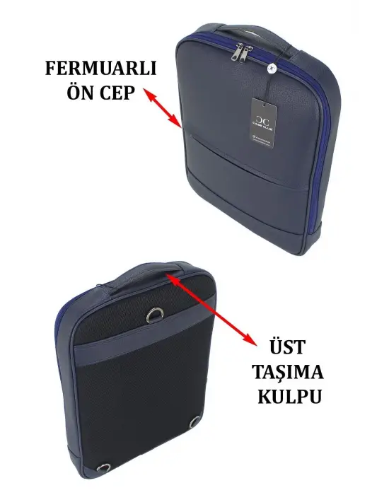 Fonksiyonel 15,6 inç Sportif Lacivert Laptop Sırt Çantası